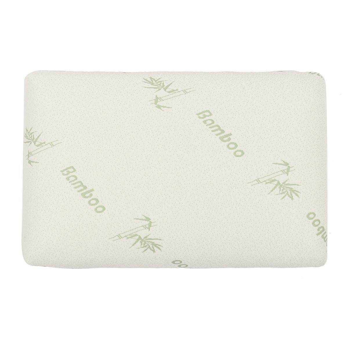 Bamboo Fabric Pillow Memory Foam Filler Relief Antibacterial Anti-Mite