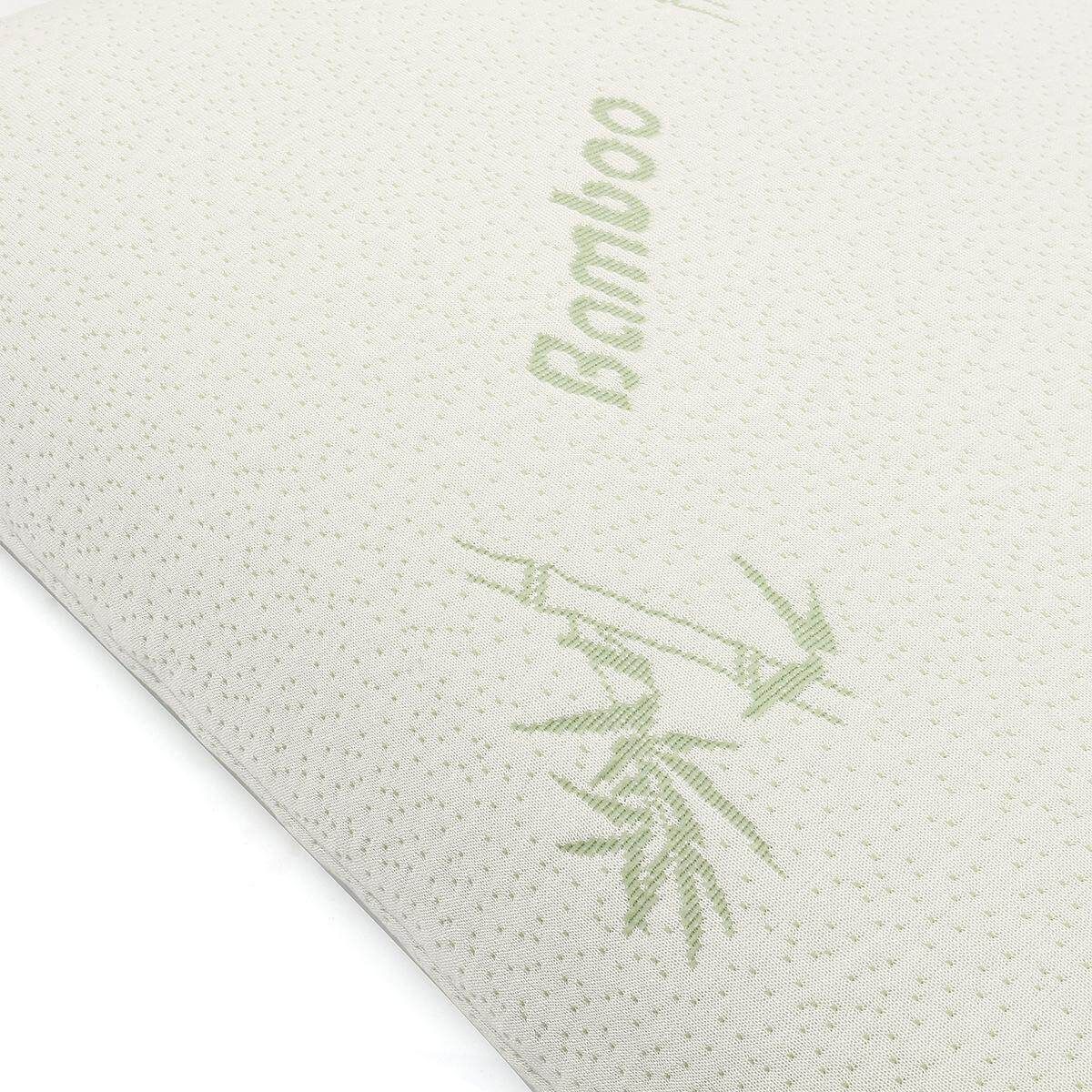Bamboo Fabric Pillow Memory Foam Filler Relief Antibacterial Anti-Mite