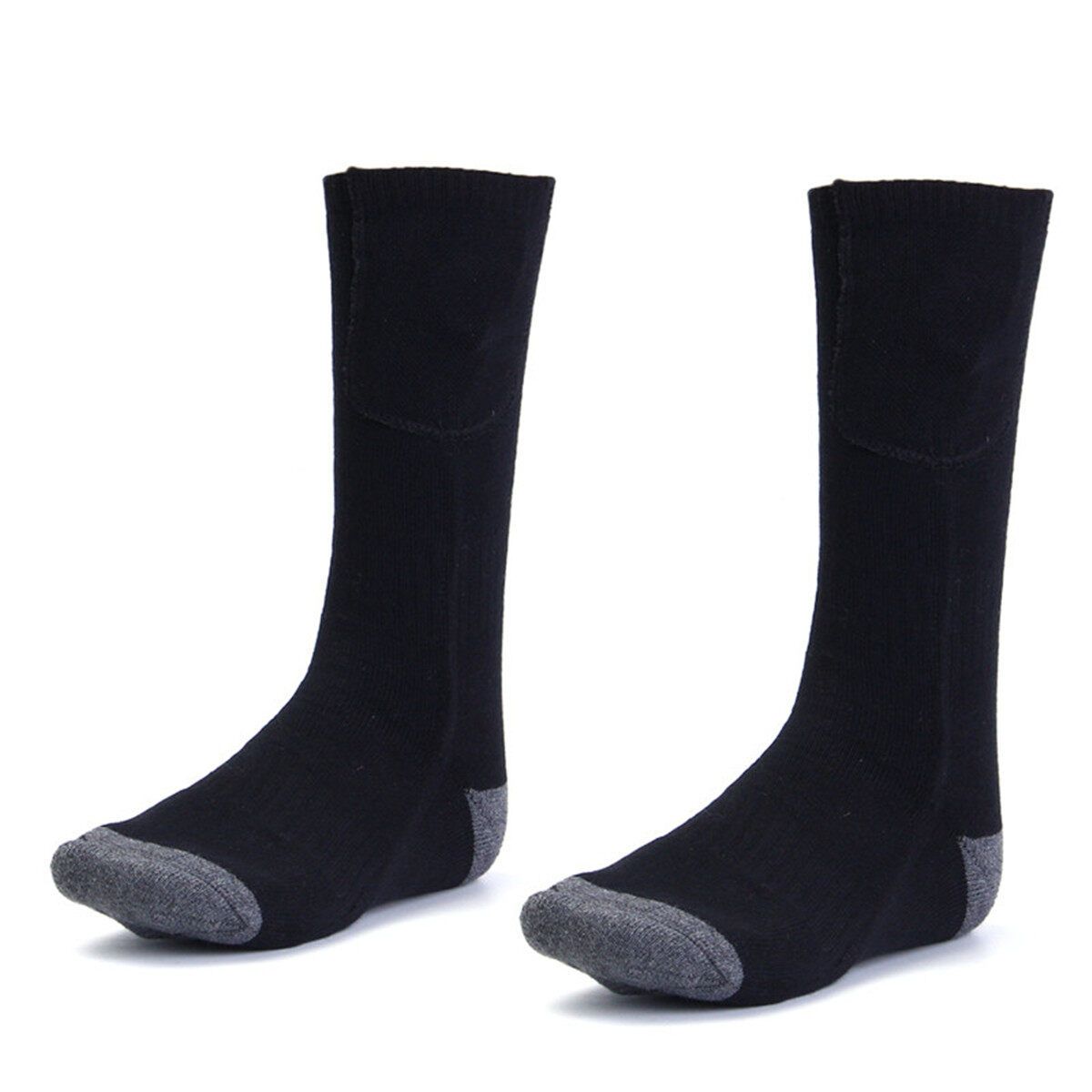 Electric Heated Cotton Socks Foot Warmer Winter Feet Thermal Sox Hunting