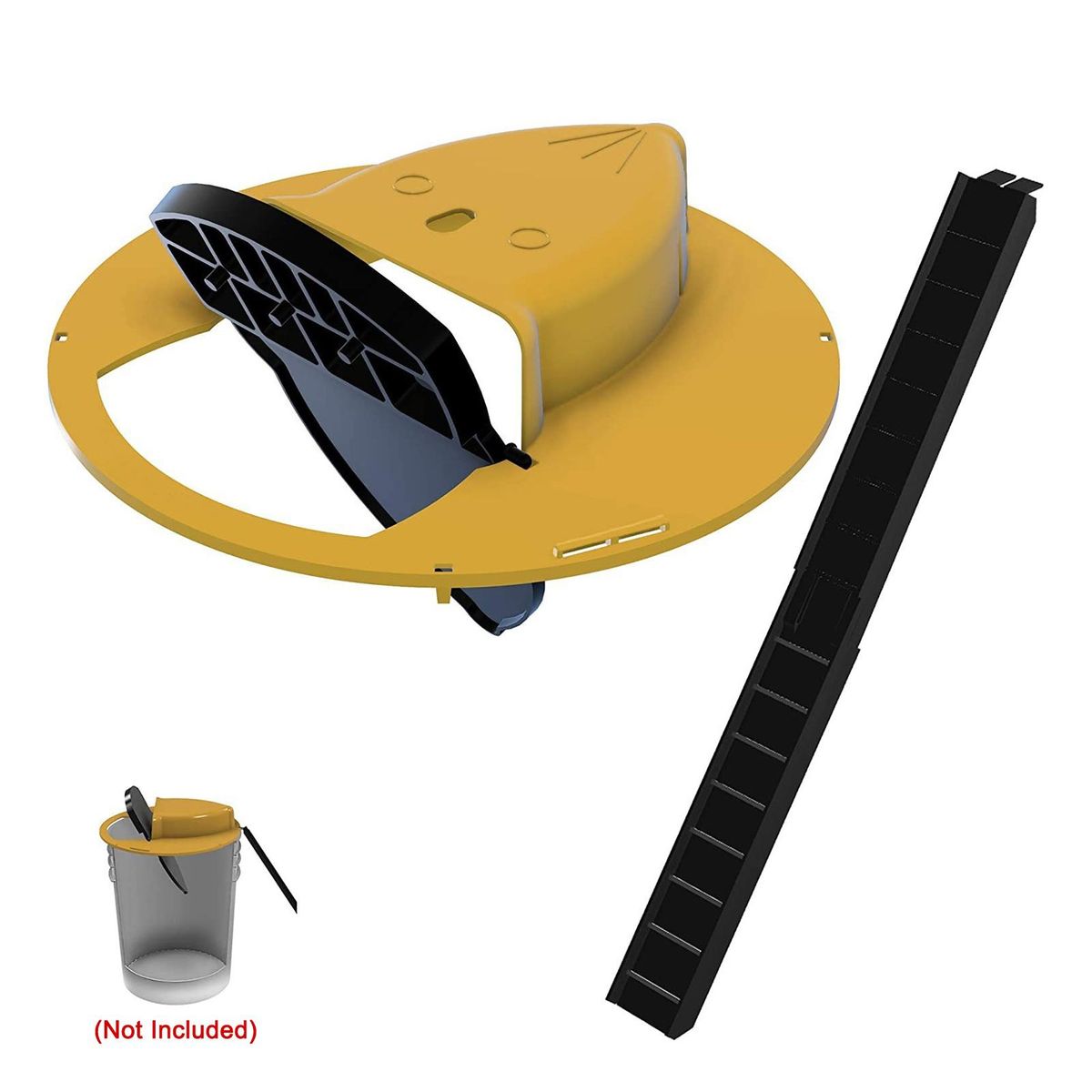 Reusable Plastic Smart Mouse Trap Flip N Slide Bucket Lid Mouse Rat Mouse trap Humane Or Lethal Trap Door Style Multi Catch