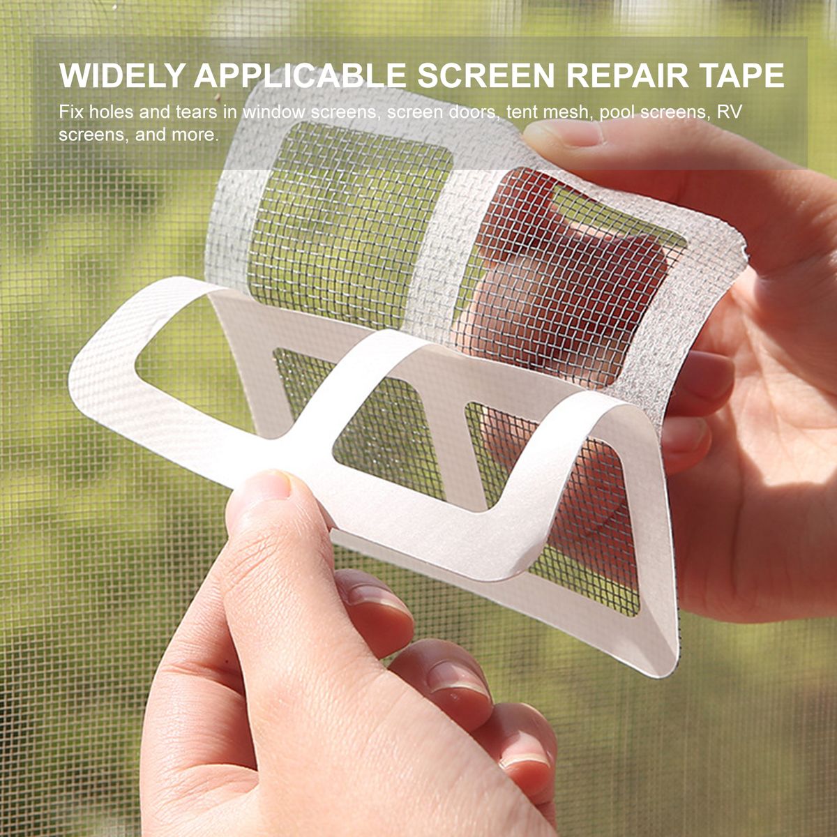 10PCS Window Screen Repair Kit Tape 4 X 4 Inch Strong