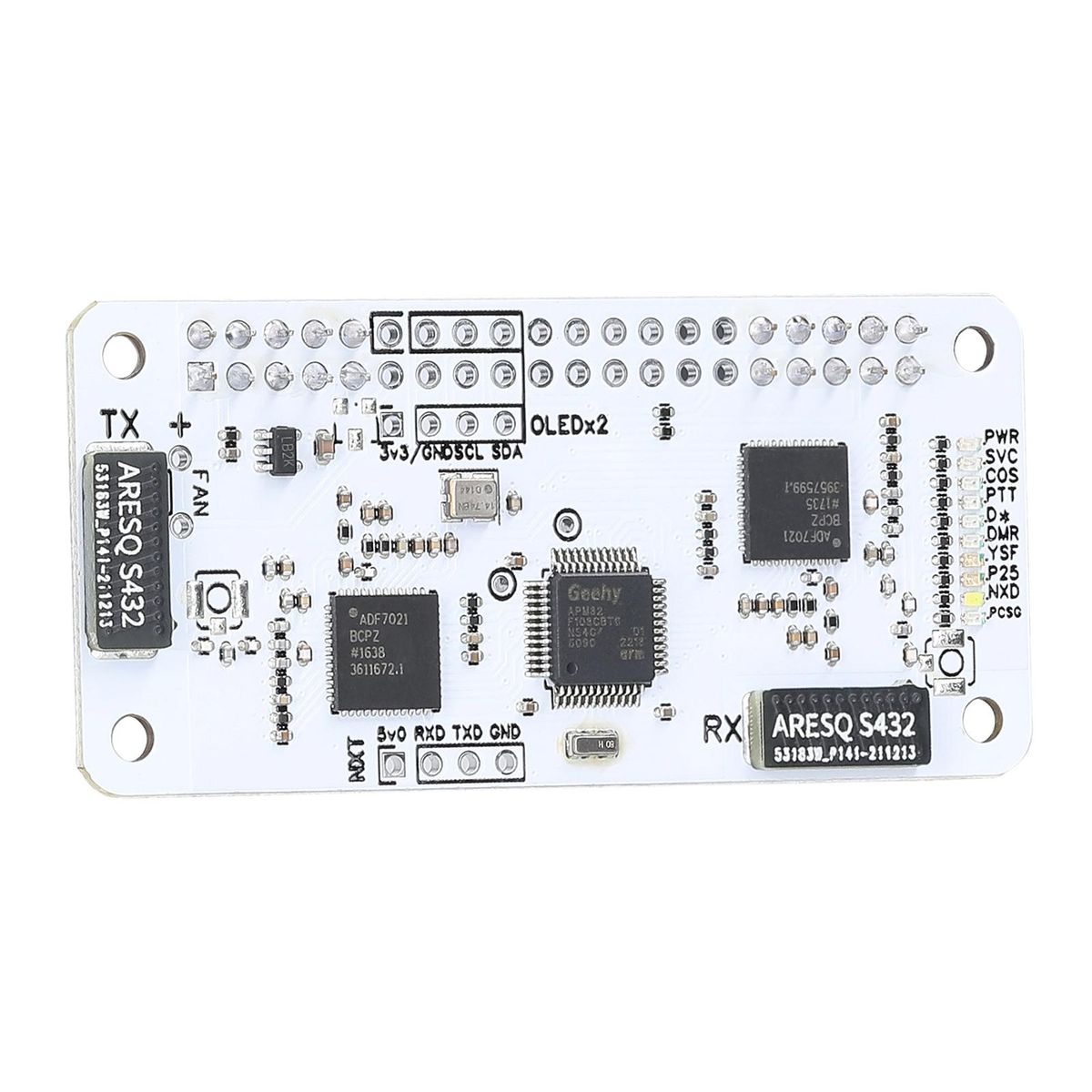 Raspberry Pi Duplex Board Hotspot Board Kit P25 DMR YSF for Raspberry pi MMDVM Mobilepower