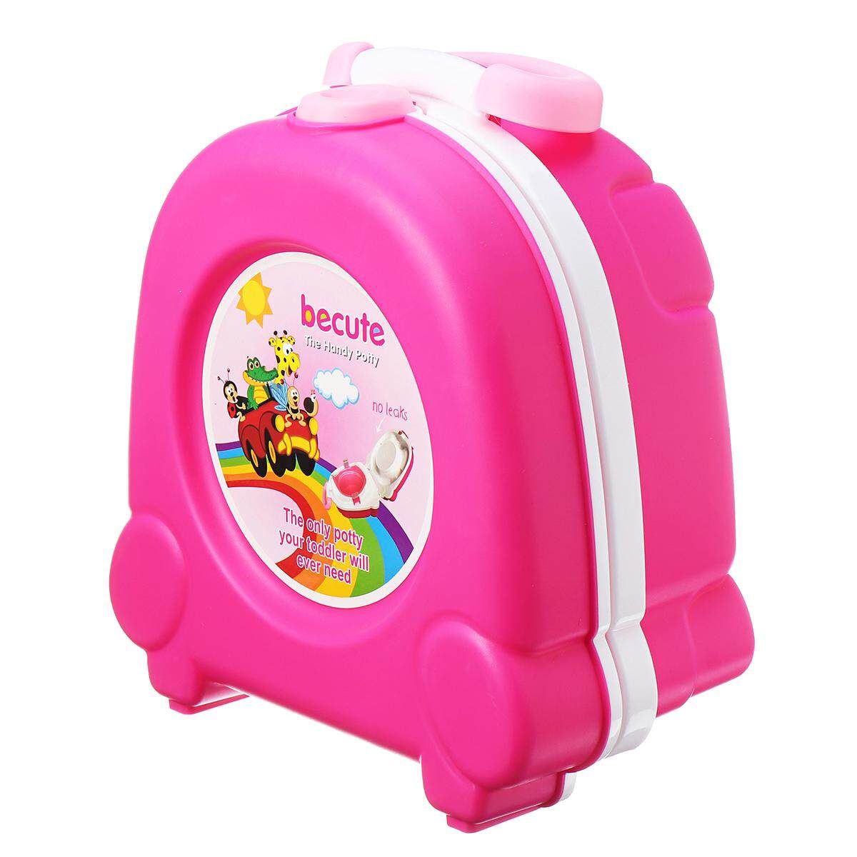 Portable Kids Children Baby Toddler Toilet Urinal Training Potty Trainer Seat Pink