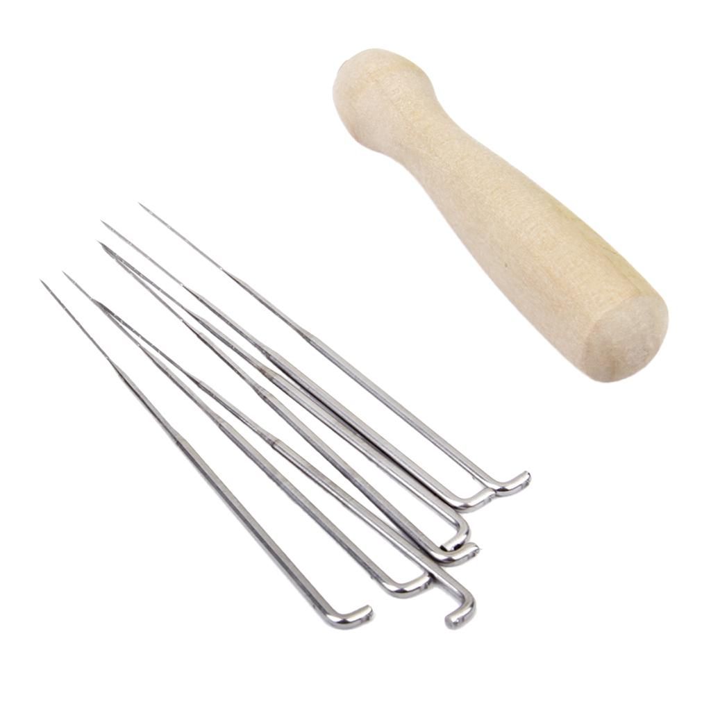 Felting Starter With Wooden Handle For Wool Felt Tool For