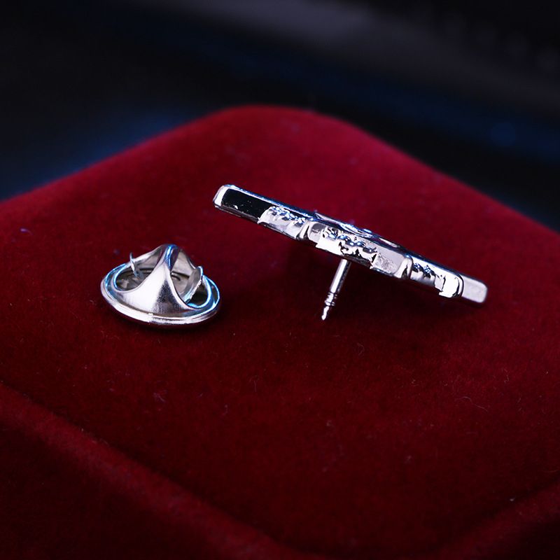 Anchor Star Brooch Pin Metal Pins And Brooches Men's Suit Shirt Badge Collar