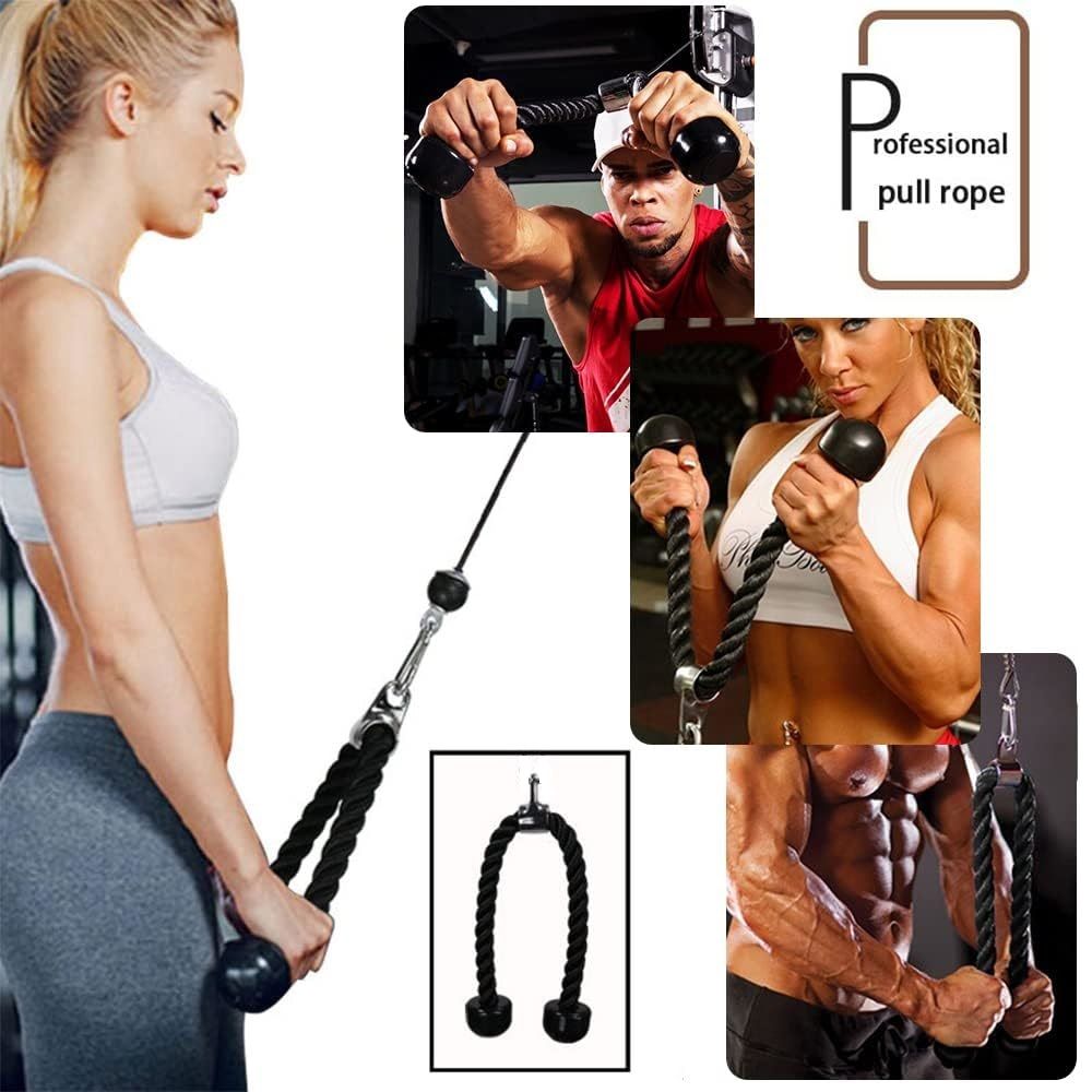 Tricep Rope/Gym Training Pull Down Workout Exercise Cable