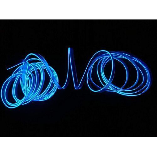 USB Neon EL Wire For Car Interior/Dashboard Bike Cosplay Festival Decoration LED (Blue)-2m
