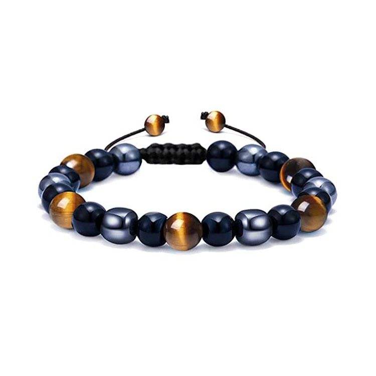 New Couples Lava Beads Bracelet
