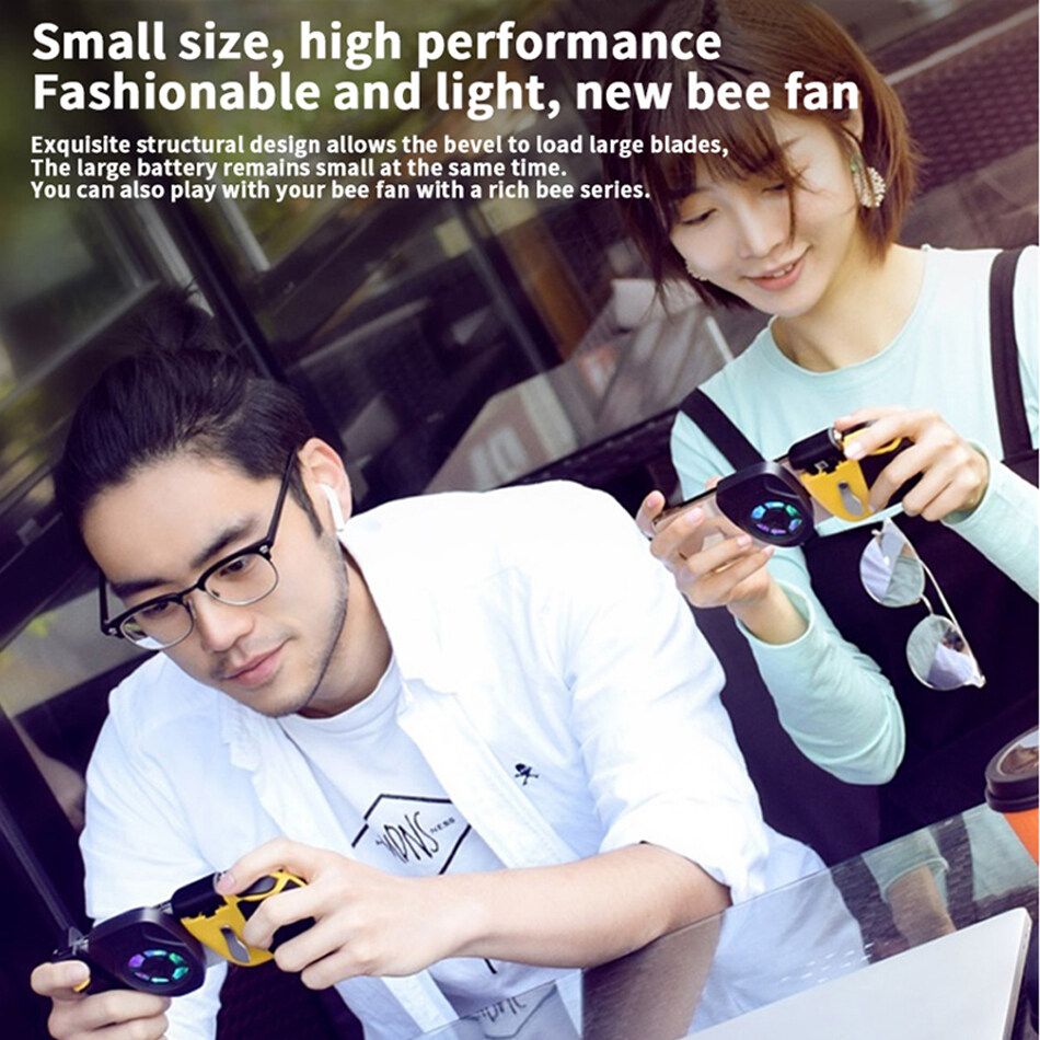 Portable Mobile Phone Cooling Universal USB Rechargeable 3 Speed Adjustable
