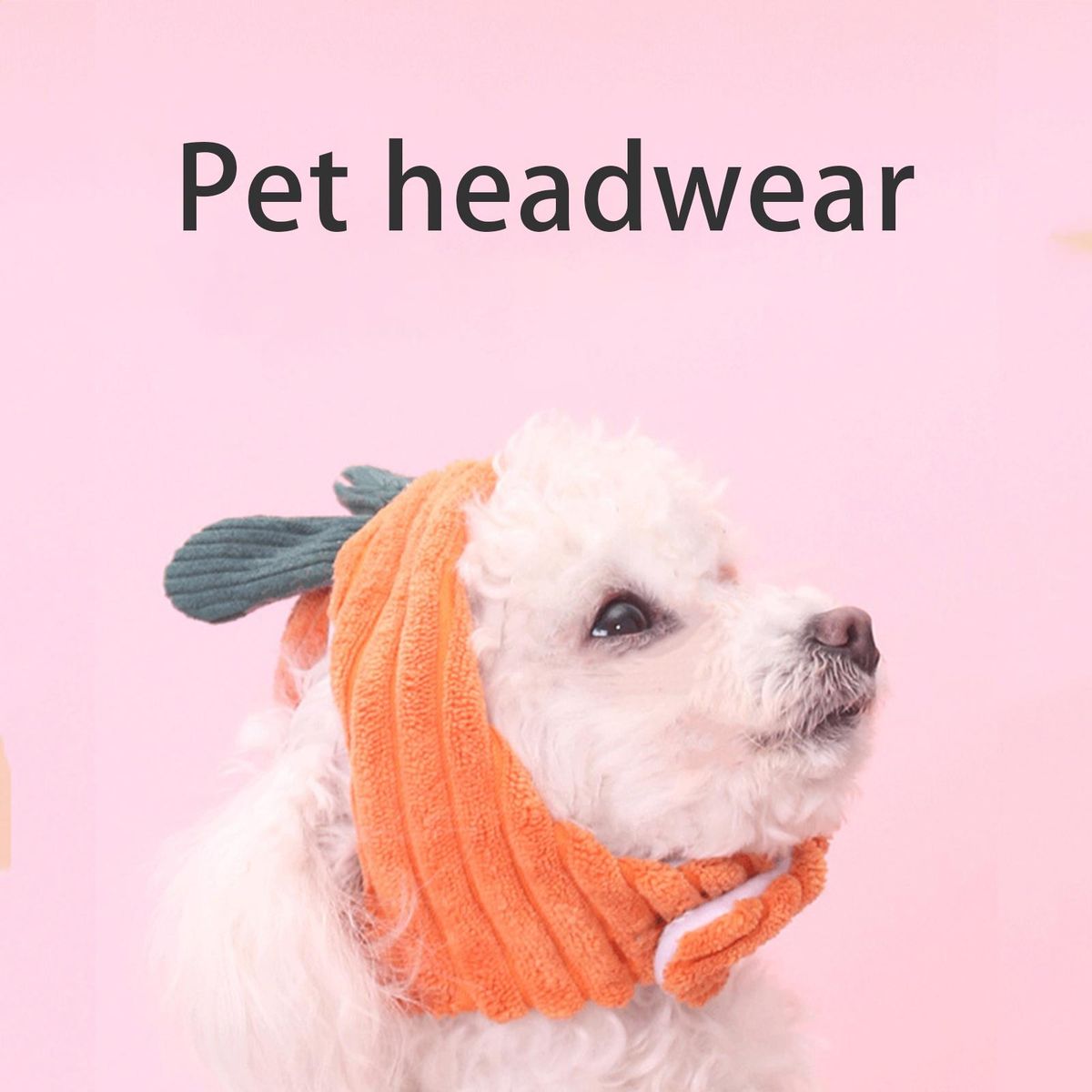 Pet Cap Cat Dog Cap Casual Headwear Pet Supplies Orange