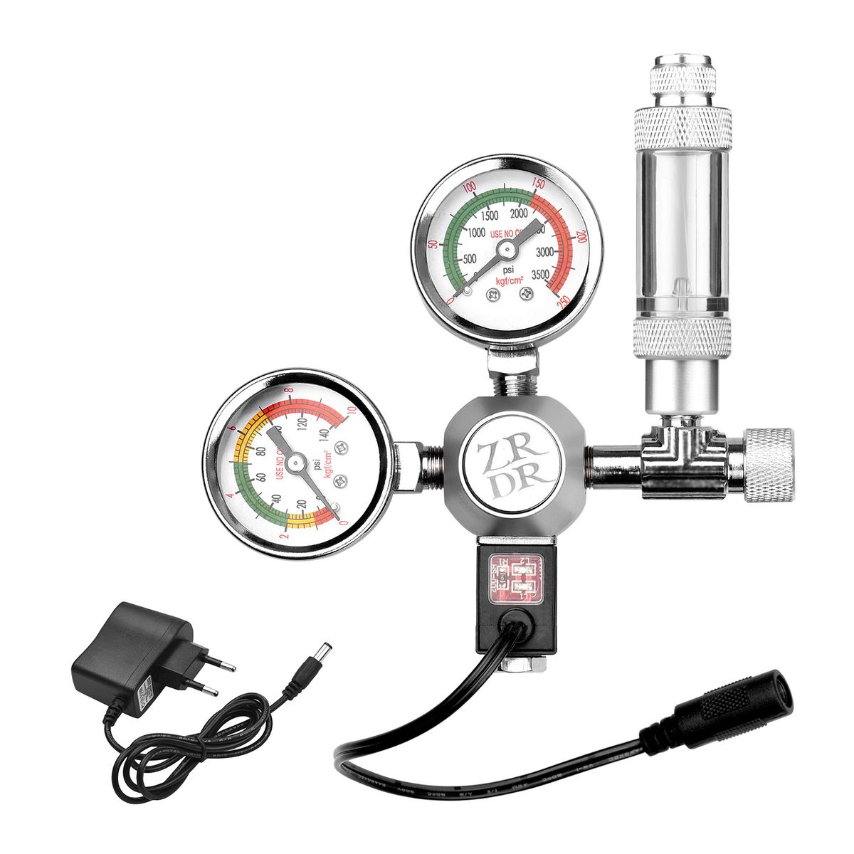 Aquarium CO2 Regulator Waterproof Carbon Dioxide Regulator