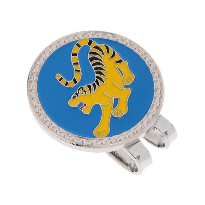 Portable Mini Chinese Zodiac Magnetic Golf Hat Clip With Ball Tiger