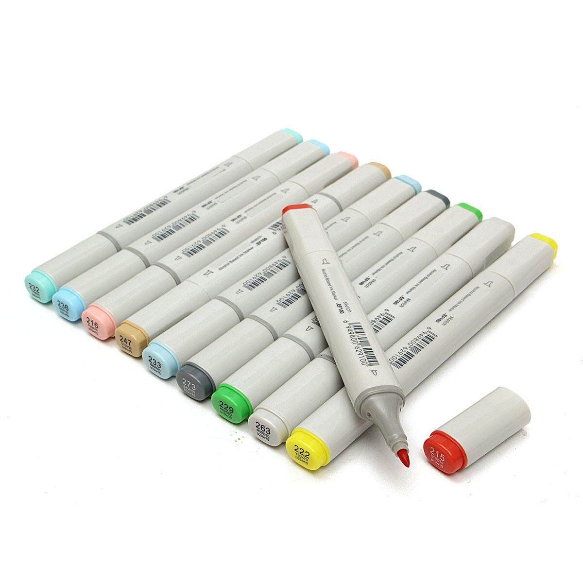 Artist Sketch Markers Broad And Fine Nibs Mark Pen Copic Design Basic Set