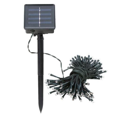 17m Blue Solar LED Fairy String Lights 100LEDs, Choice Of