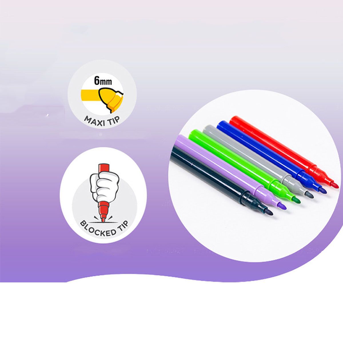 208 PCS Colored Pencil Crayon Watercolors Pens Brush Drawing Set Toy Art Marker Pens Supplies Kid Gift Blue