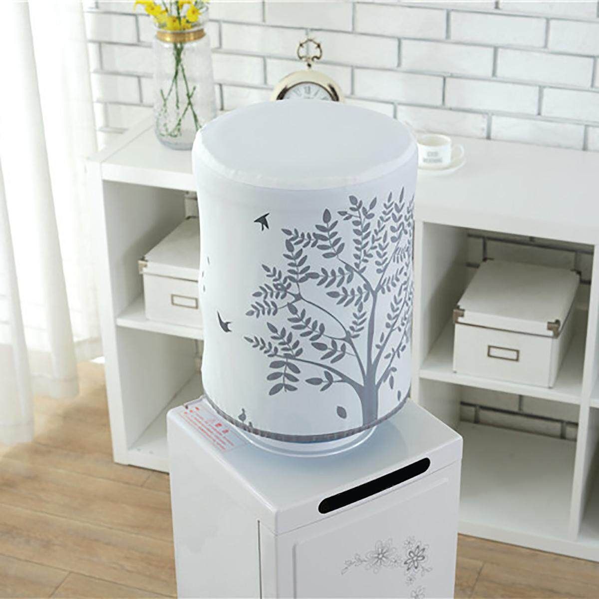 Water Dispenser Bucket Cover Barrel Dustproof Protect Case Home Office Decor Light Grey