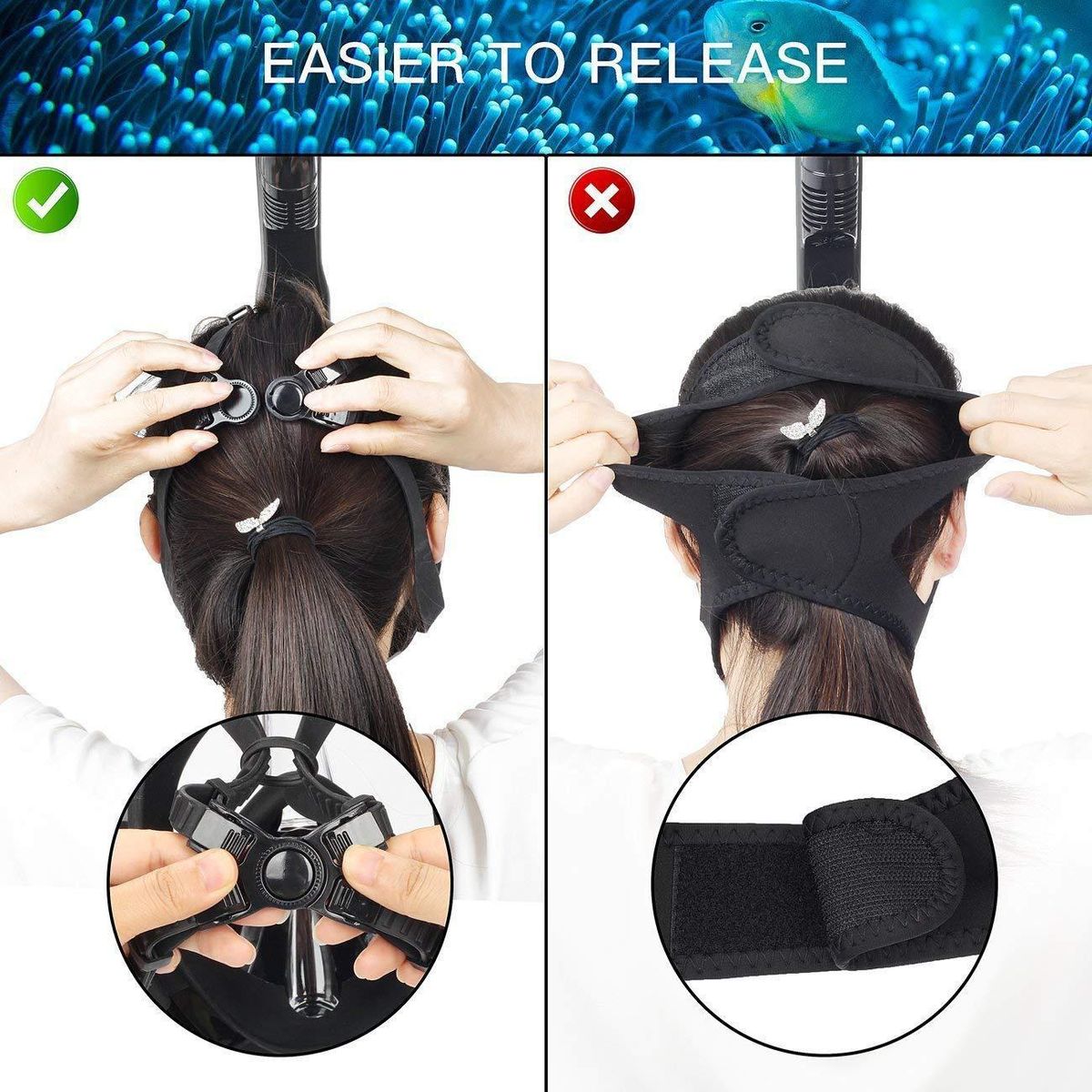 Underwater Summer Sport Scuba Diving Mask Full Face Snorkeling Mask Anti Fog Snorkeling Diving Mask For Swimming Spearfishing,Black S/M