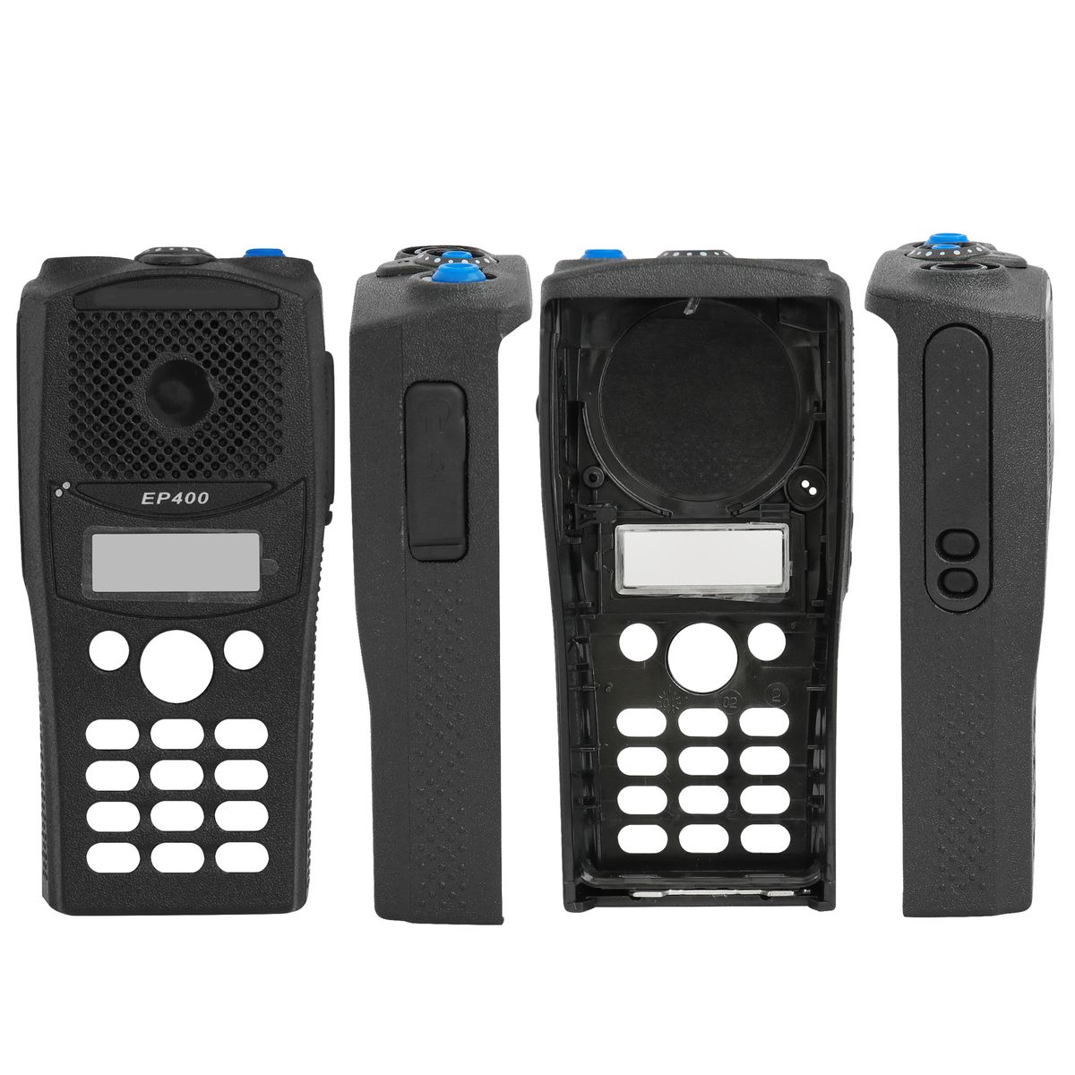 Black Replacement Full-keypad Case Housing For EP450 PR400
