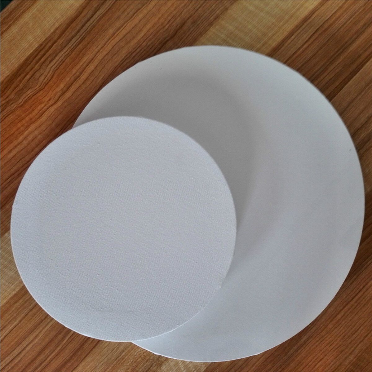 20/30/40cm Blank Round Canvas Board Art Artist Oil Acrylic Primed Wooden Frame Tool 30CM