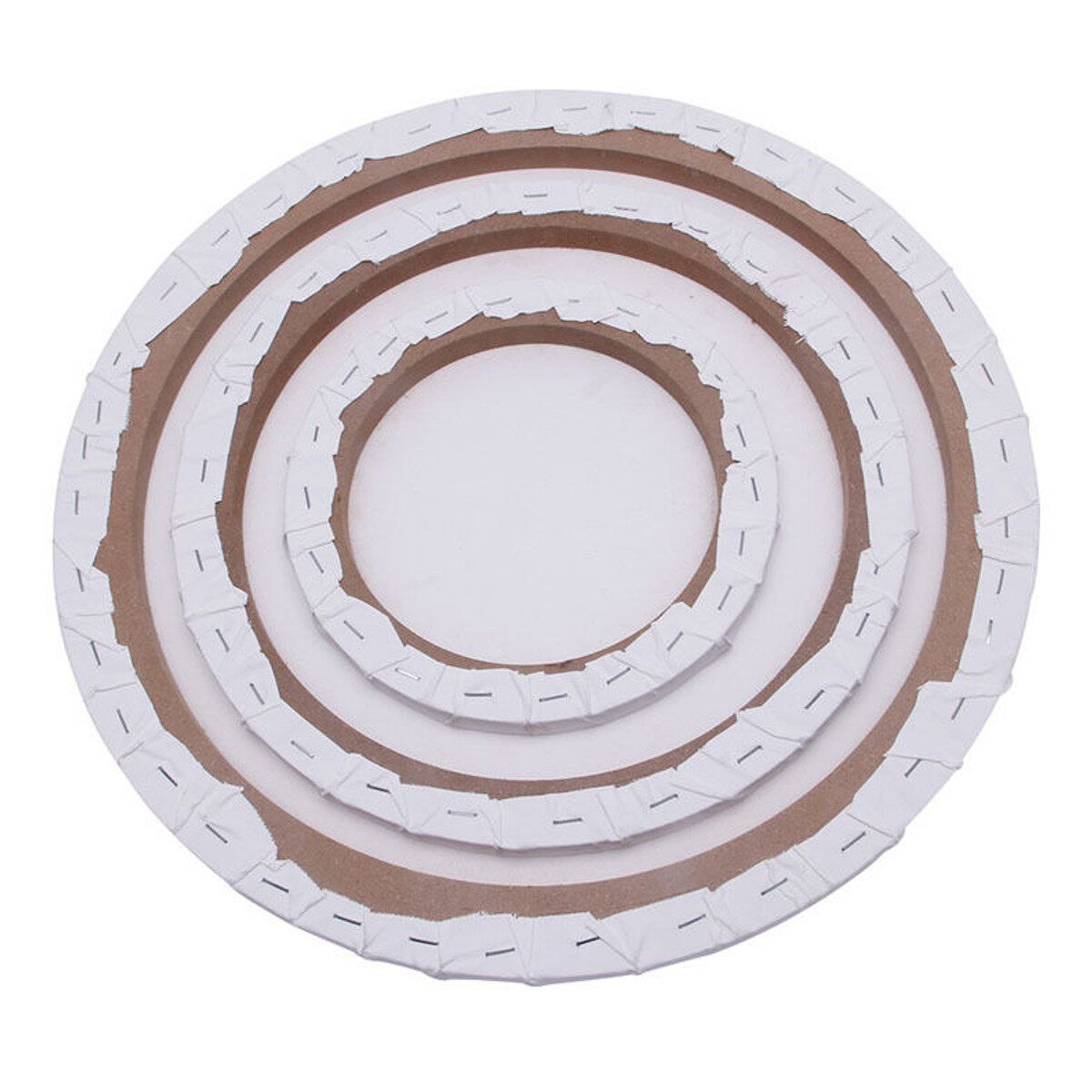 20/30/40cm Blank Round Canvas Board Art Artist Oil Acrylic Primed Wooden Frame Tool 30CM