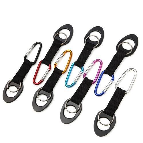 Silicone Mineral Water Bottle Buckle Carabiner Rubber