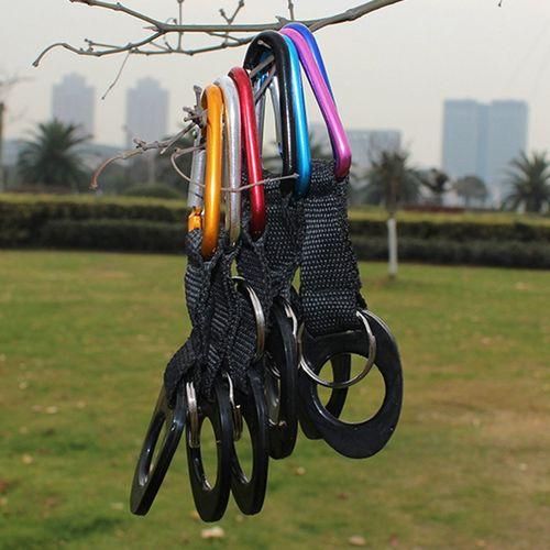 Silicone Mineral Water Bottle Buckle Carabiner Rubber