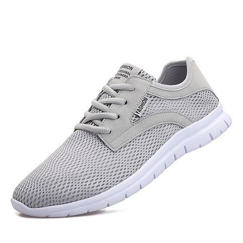 Big Size Mens Casual Shoes Outdoor Shoes-Grey