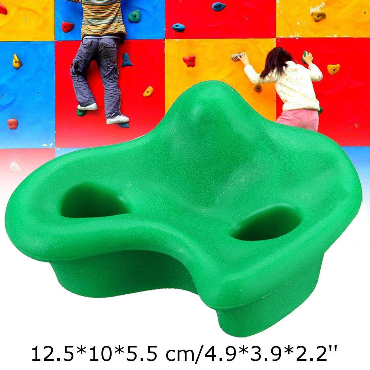 Climbing Handgrips Heavy Duty Green Climbing Wall Footholds Grip