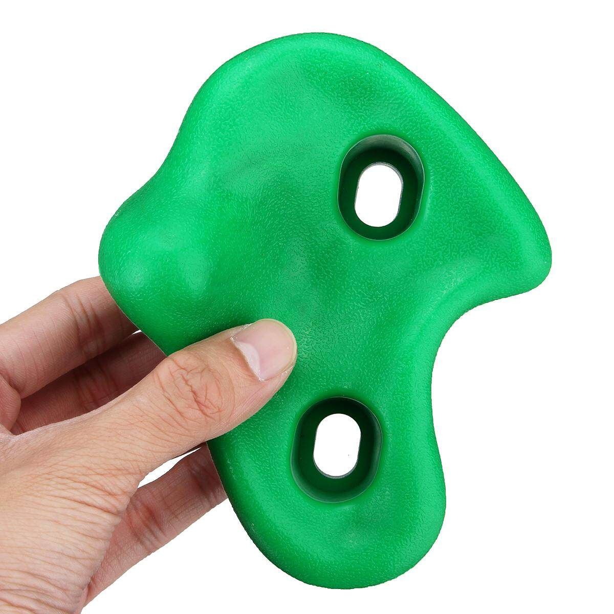 Climbing Handgrips Heavy Duty Green Climbing Wall Footholds Grip
