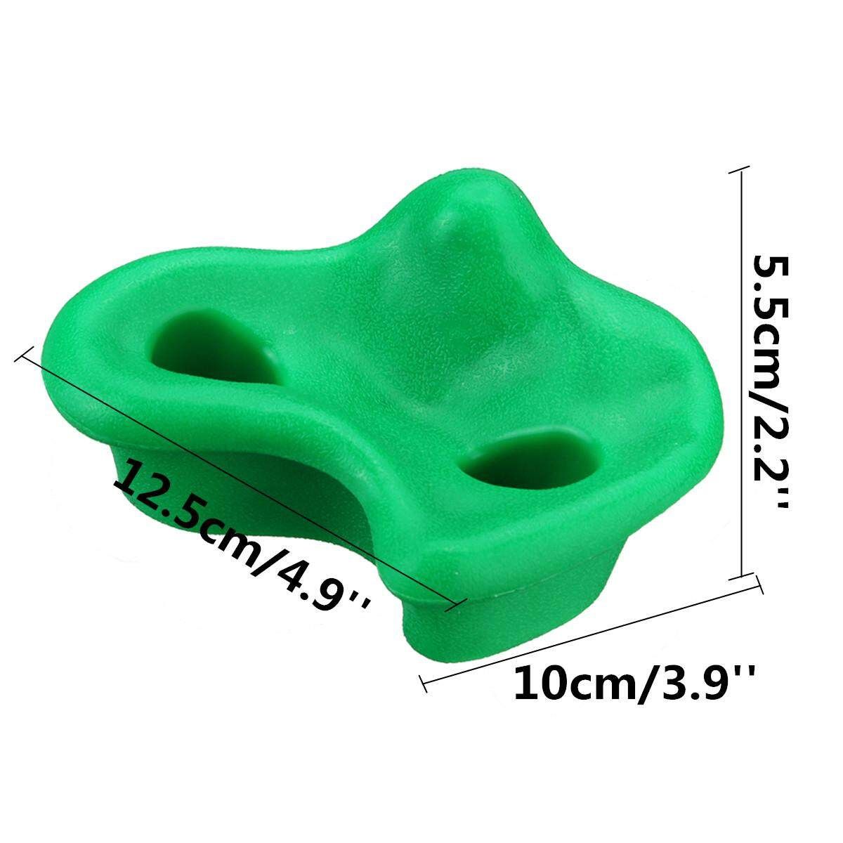 Climbing Handgrips Heavy Duty Green Climbing Wall Footholds Grip