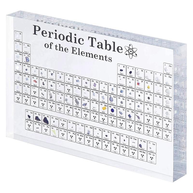 Periodic Table with Real Inside Real Periodic Table Tabla Periodica Con Elementos Reales