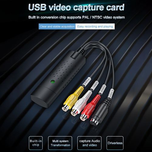 USB 2.0 Video Easycap TV DVD VHS Capture Card Audio Adapter