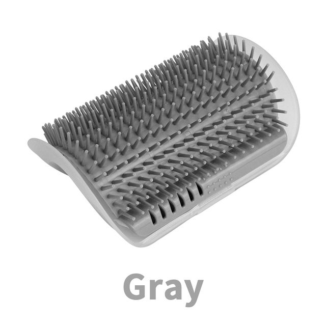 Cat Comb Brush Rubs The Face With A Tickling