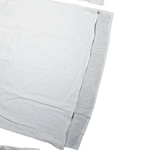 Men Casual Summer Linen Long Sleeves Shirts - White