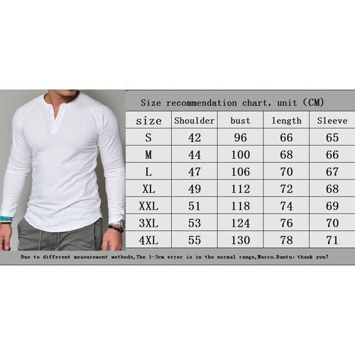 Men's Fashion Cotton Long Sleeve