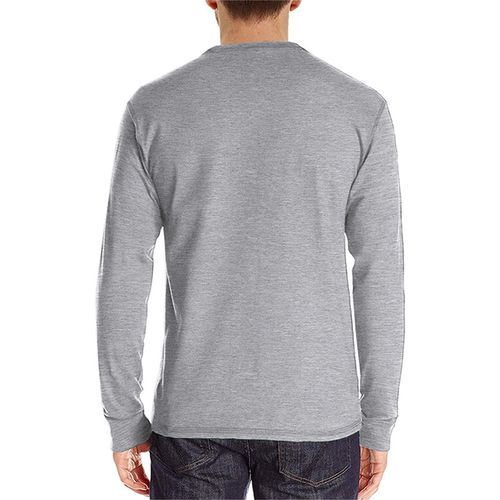 Mens Henley Long Sleeve Shirts Casual Fitted T-Shirt