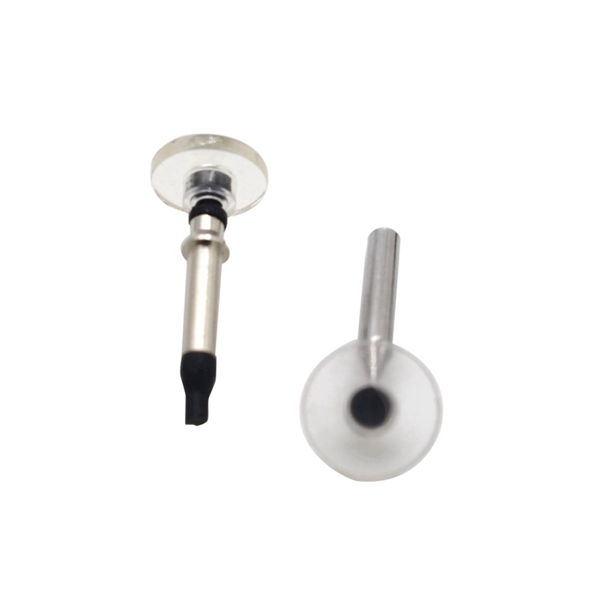 10PCS Stylus Pen Transparent Disc Capacitive Screen Touch Tip Drawing