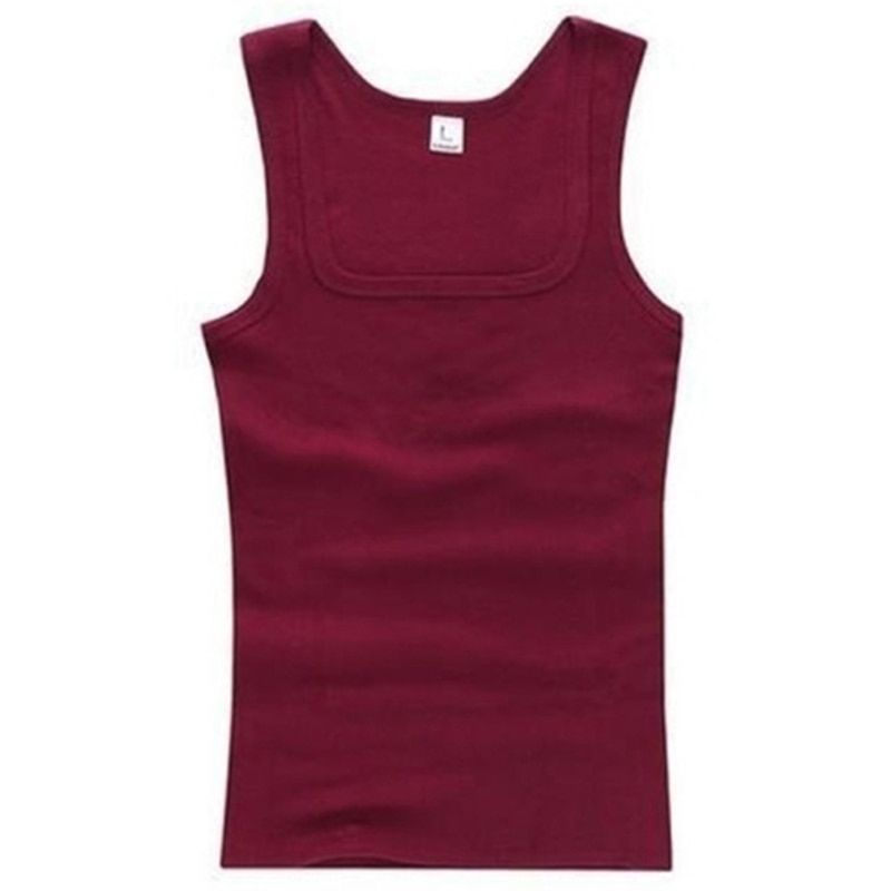 2021 Men Tank Top New Brand Chase Deer Cotton High Quality Undershirt Bodybuilding Singlet Fitness Sleeveless Vest Men Tank Tops White SFH