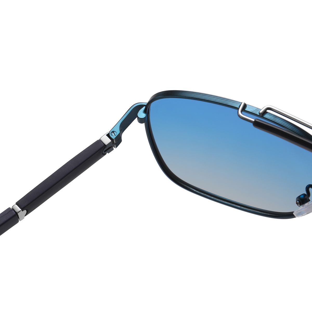 Men's Aviator Sunglasses Oversized Rectangle Metal Frames