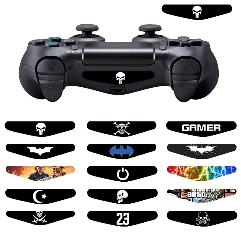 PS4 Pro Slim Gamepad Light Bar LED Skin Sticker Light Cover