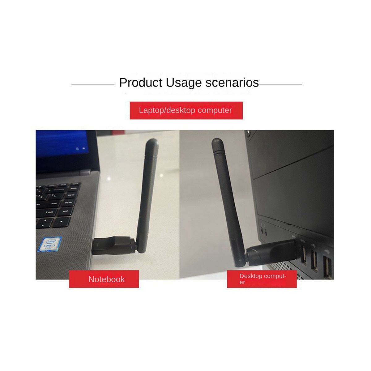 MT7601 Network LAN Card 150M USB 2DB Integrated Antenna WIFI Receiver Supports Set-Top Box Wireless Network Card