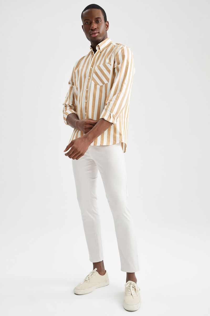 Man Chino Trousers - Beige