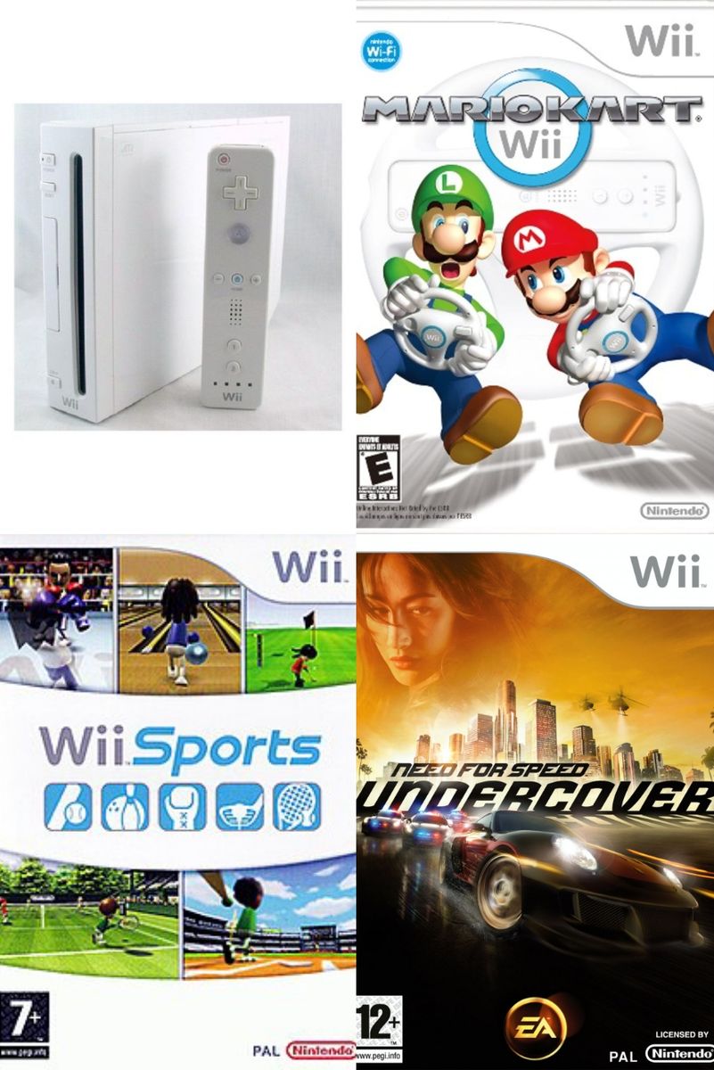 Wii Console Downloaded With 6 Games Including Wii Sports