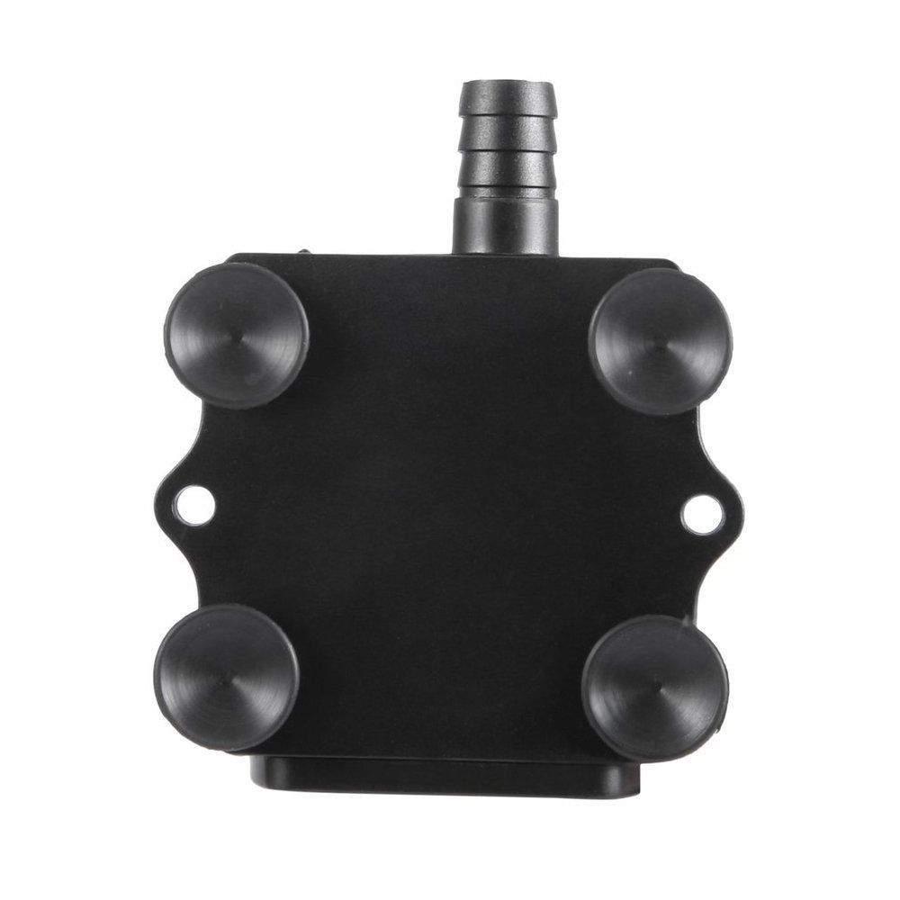 Mini Brushless DC Water Pump 12V 5W 280L/H Lift 300cm Submersible Fountain Black