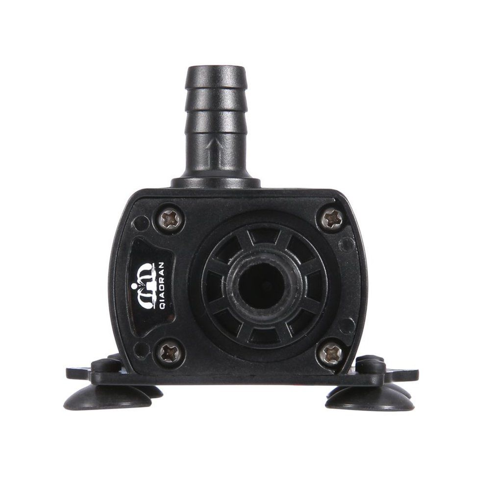 Mini Brushless DC Water Pump 12V 5W 280L/H Lift 300cm Submersible Fountain Black