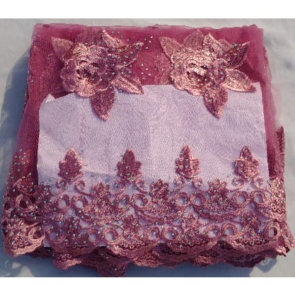 Onion Purple Bedazzled Luxury Lace - 4 Yards