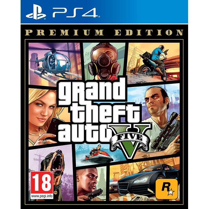 GTA V GRAND THEFT AUTO V PREMIUM EDITION -ps4