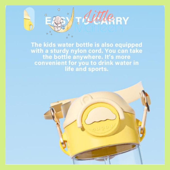Baby Non Spill Straw Sippy Water Bottle - 360ml