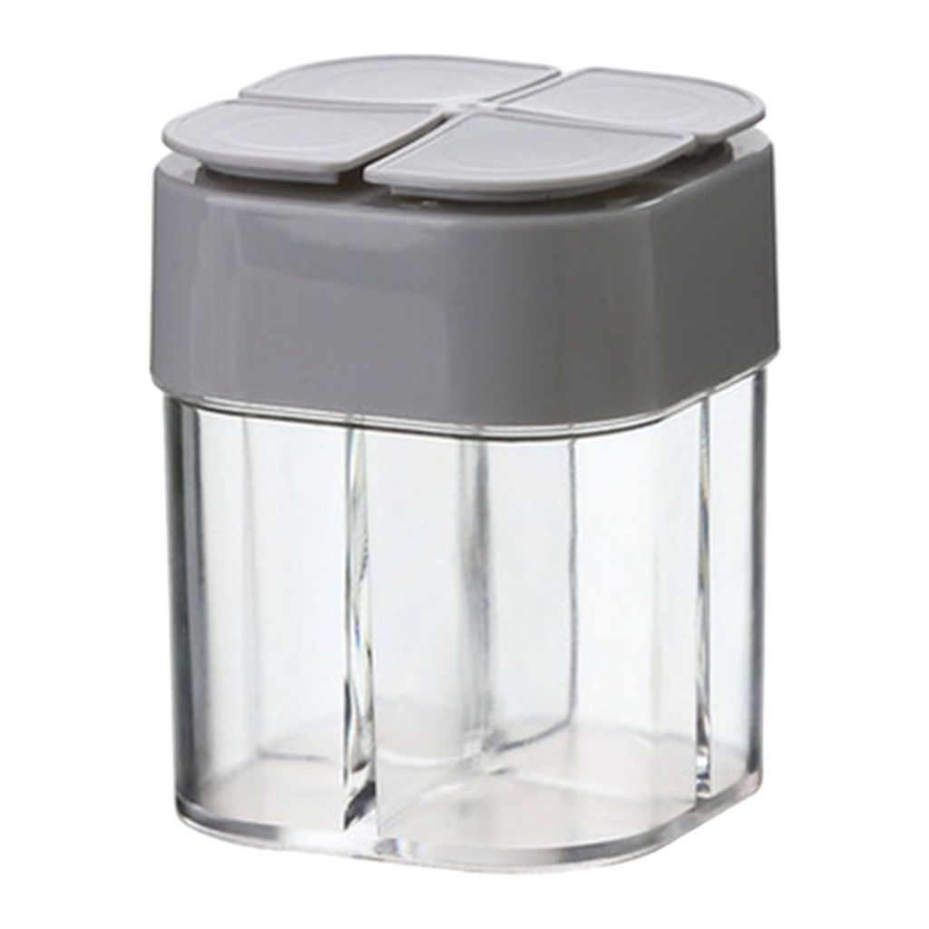Spice Containers  Bottle Seasoning Box Set Condiment Storage Gray