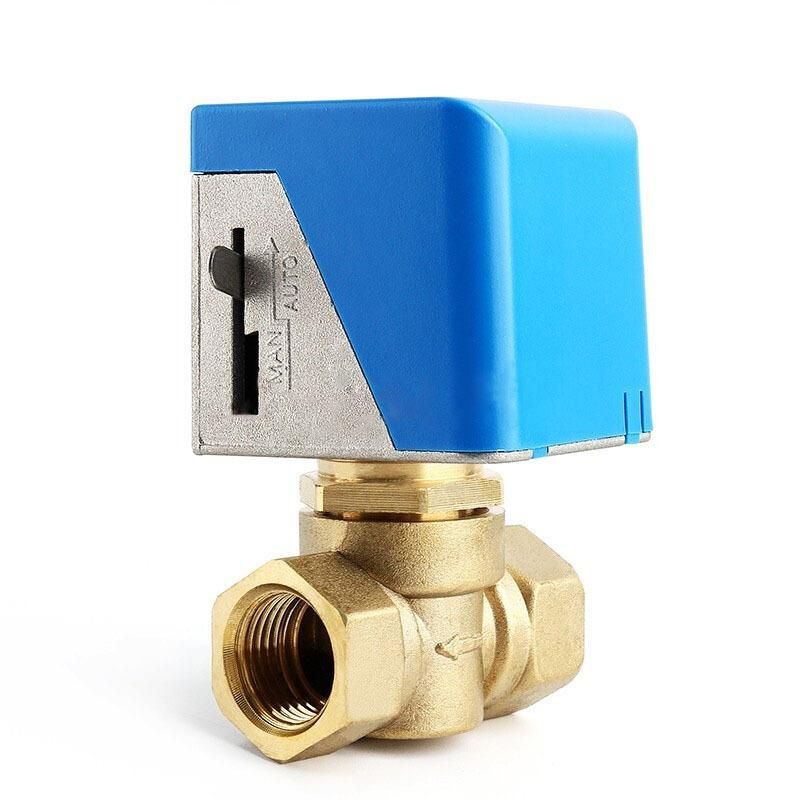 Factory in Stock Central Air Conditioning Fan Coil Matching Brass Electric Two-Way Valve